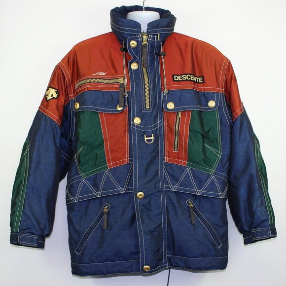 Vintage Decente Ski Canada Orca Whale Jacket Coat (M) - Picture 2 of 10